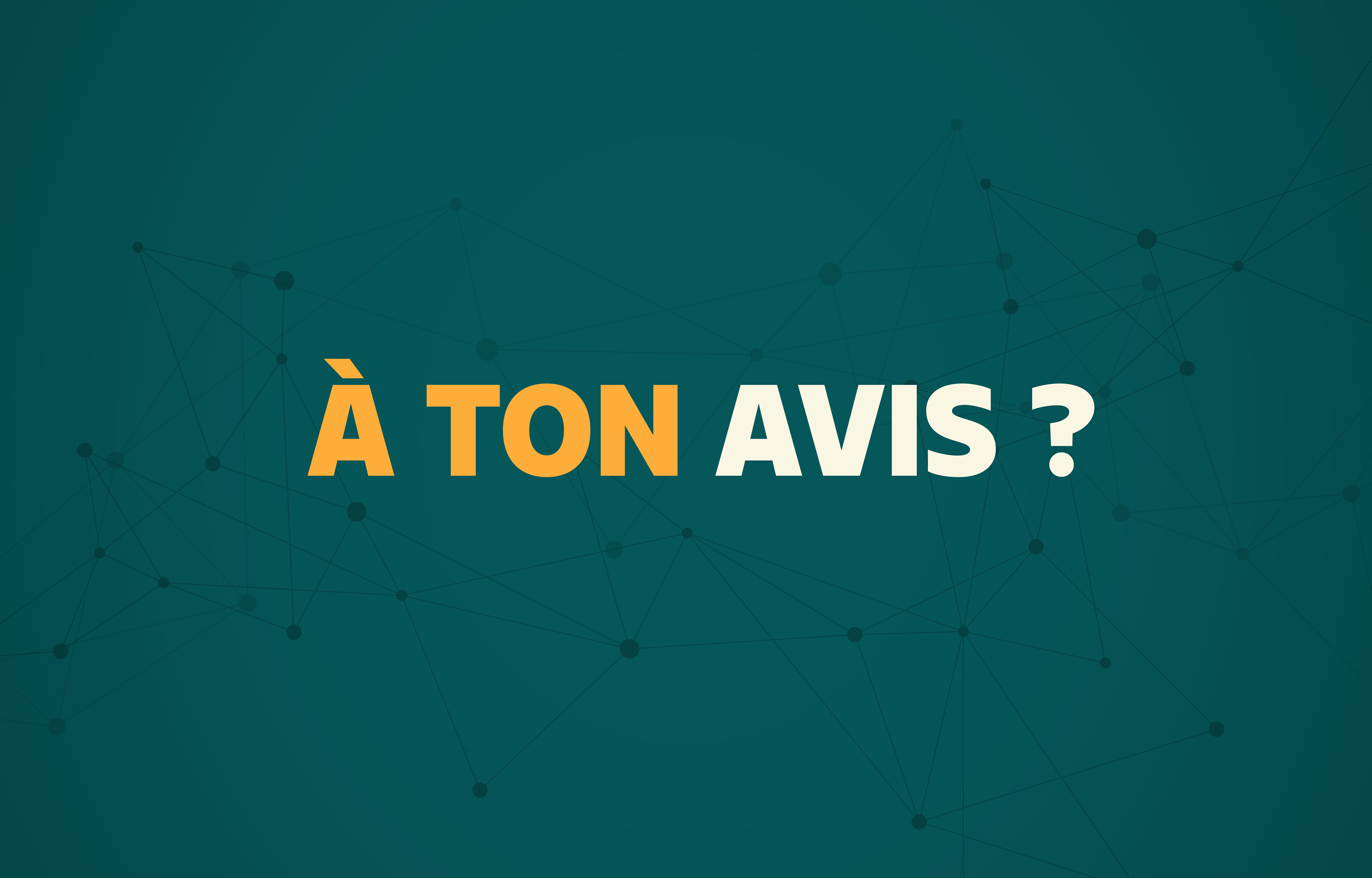 Plateforme À TON AVIS ? MRC Avignon